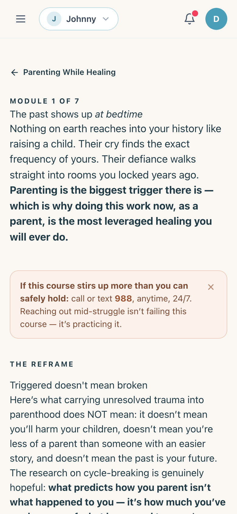 A course module